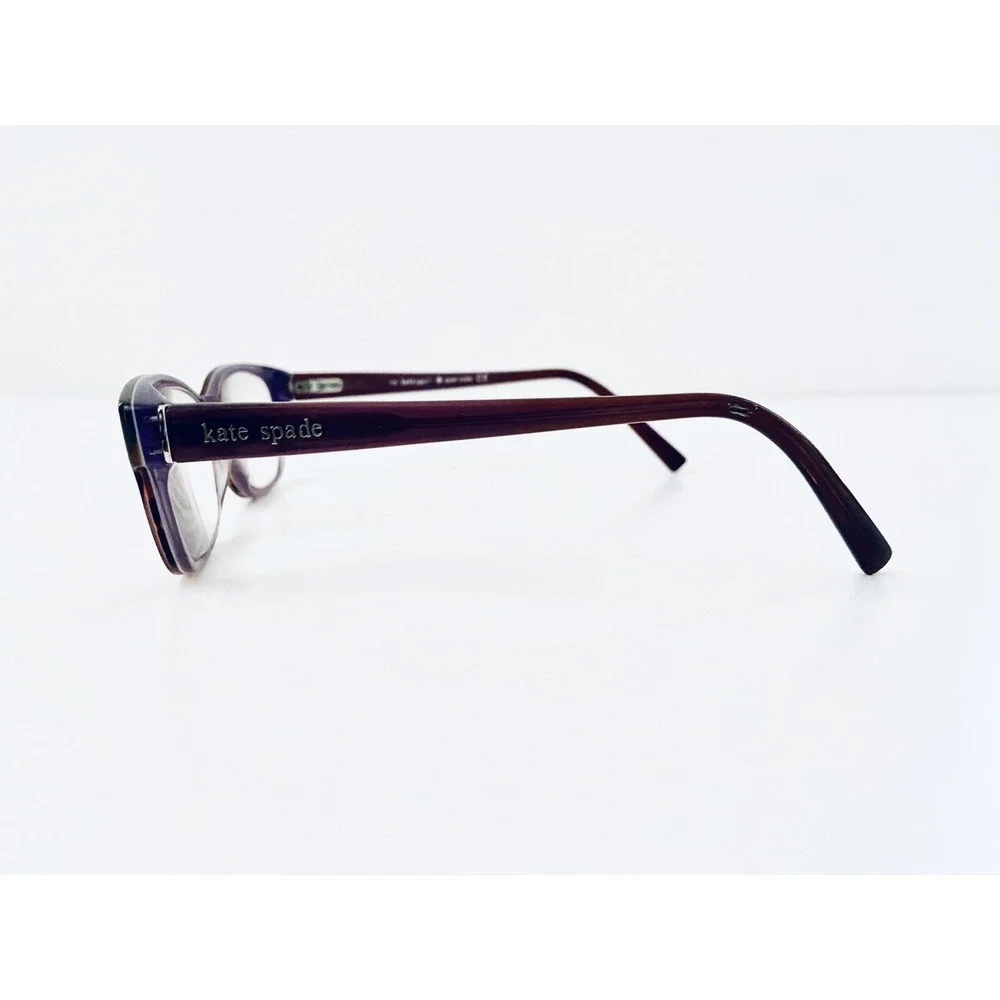 Kate Spade NY Tortoise & Purple Inside Glasses Flexible Temples